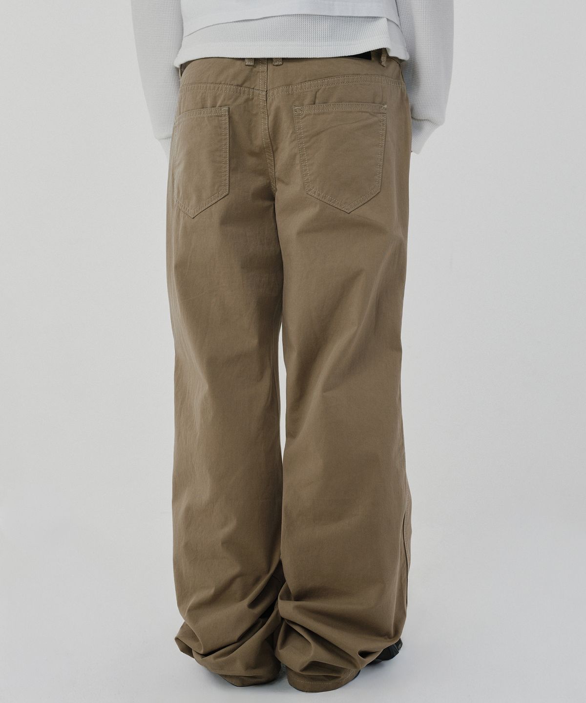 스웨이드(SUADE) SEMI WIDE PANTS [BEIGE]