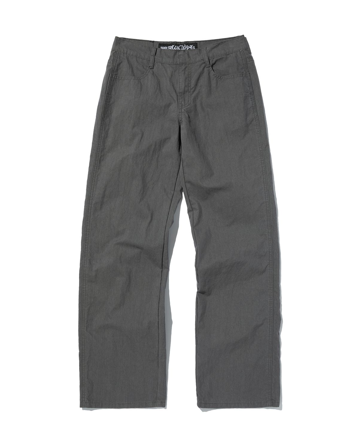 스웨이드(SUADE) SEMI WIDE PANTS [CHARCOAL GRAY]
