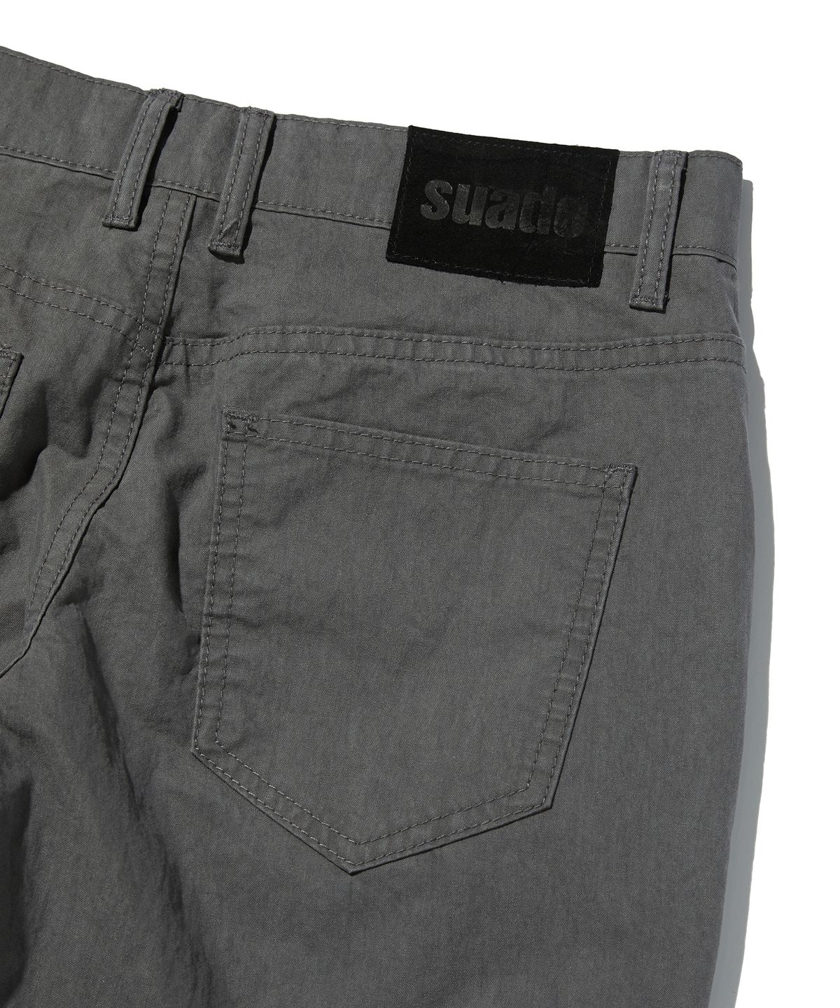 스웨이드(SUADE) SEMI WIDE PANTS [CHARCOAL GRAY]