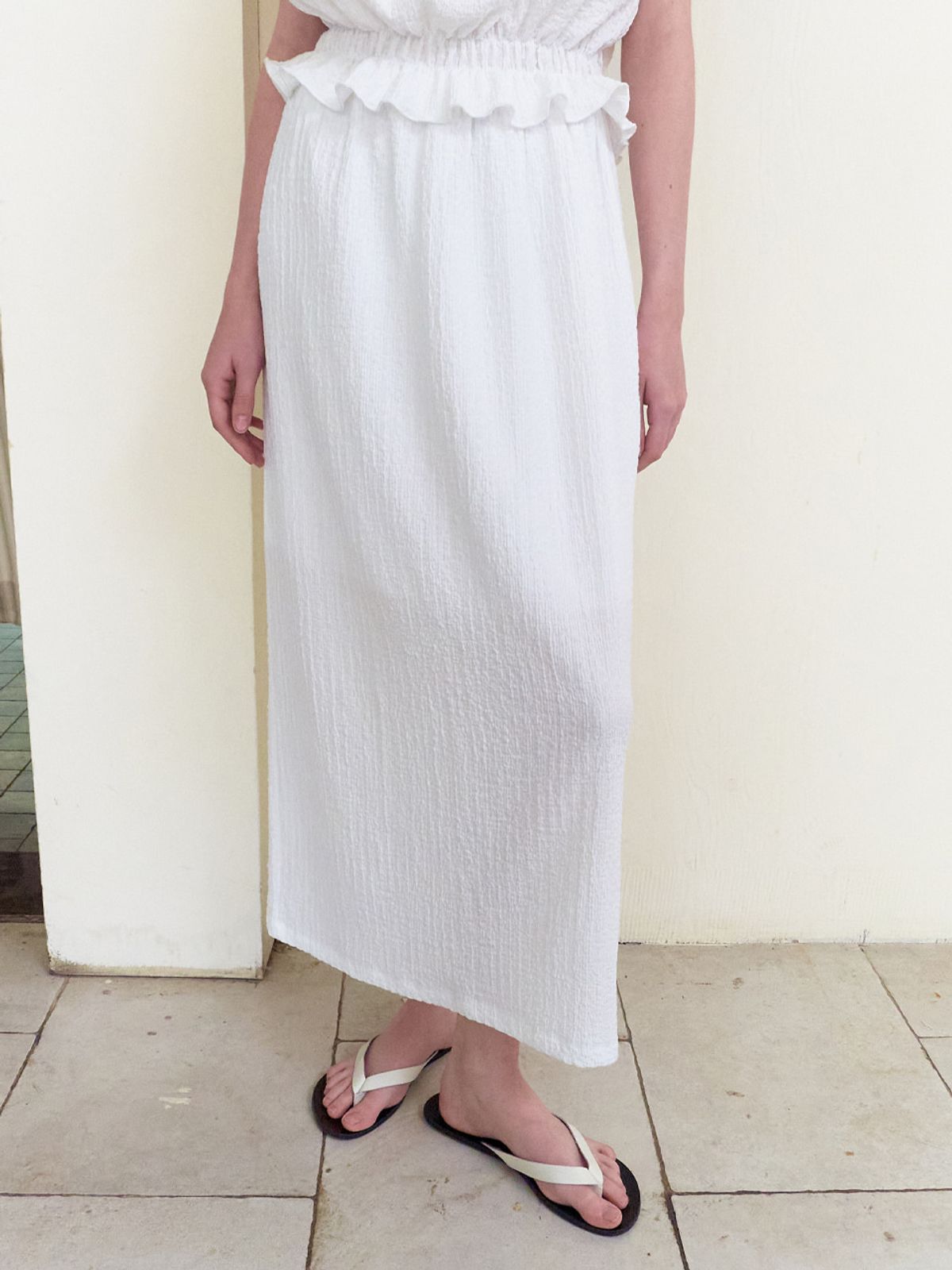 에트몽(ETMON) Textured Embo Set, White