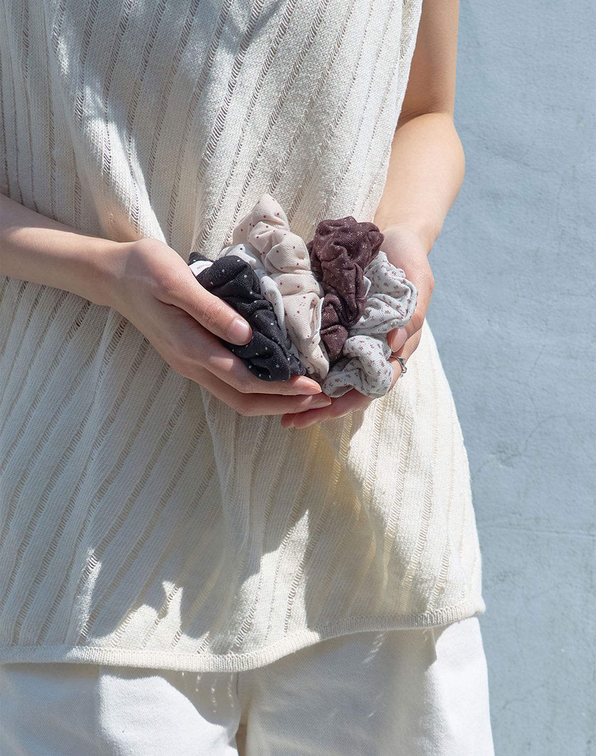 앤무오유(NMOU) Dust mini scrunchie (5colors)