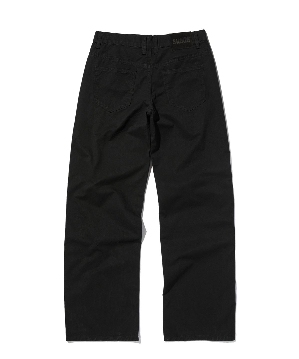 스웨이드(SUADE) SEMI WIDE PANTS [BLACK]