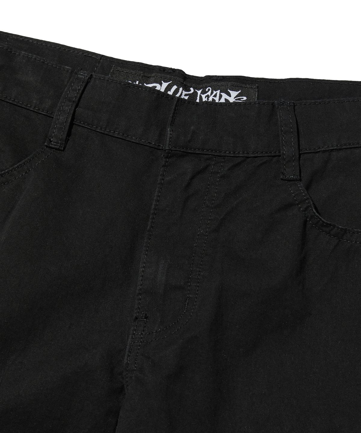 스웨이드(SUADE) SEMI WIDE PANTS [BLACK]