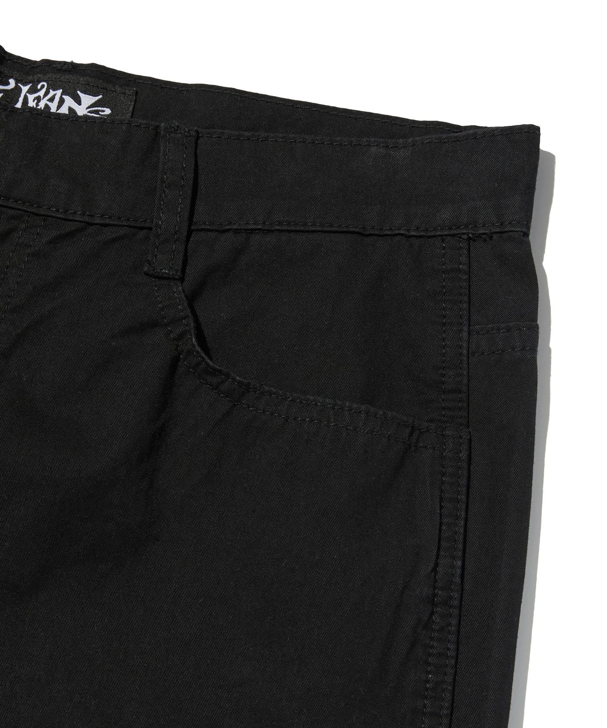 스웨이드(SUADE) SEMI WIDE PANTS [BLACK]