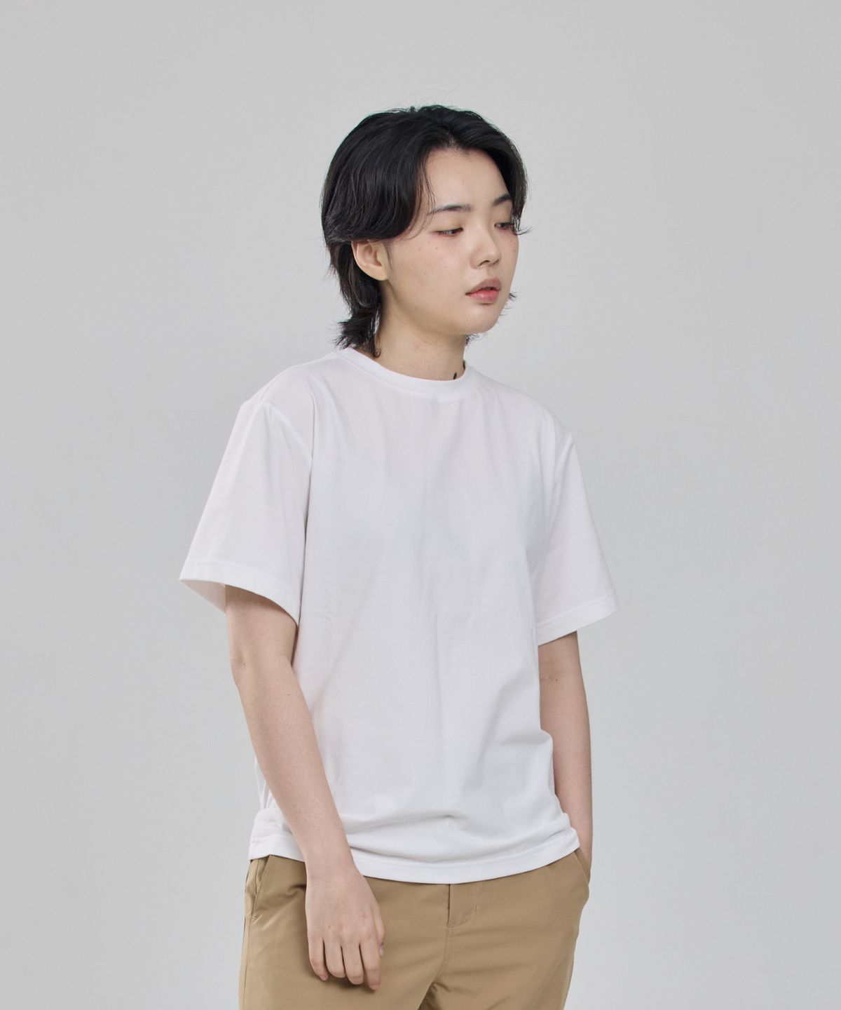 신즈(SHINZU) 엔지니어 180 반팔 티셔츠 [화이트]