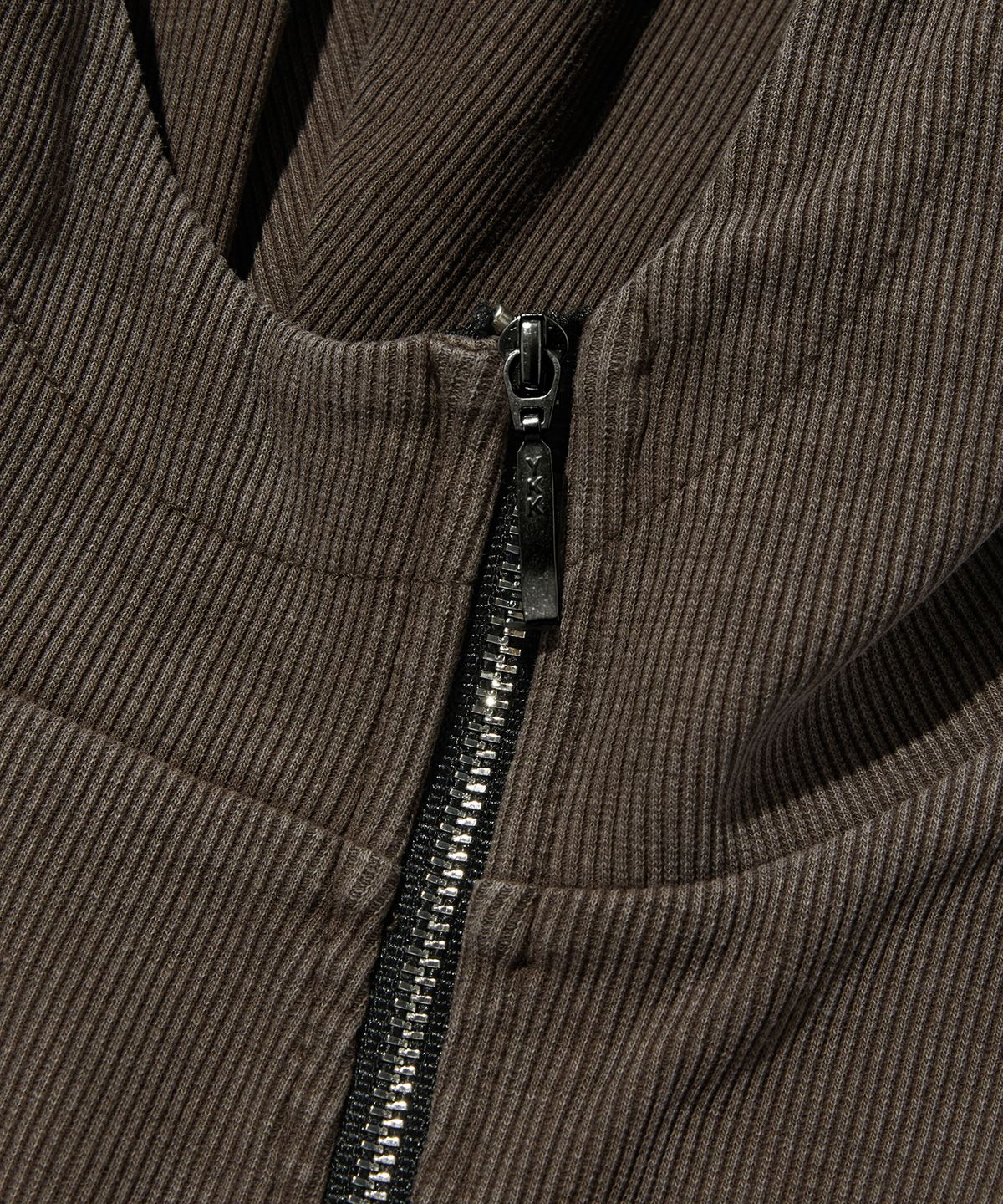 스웨이드(SUADE) SIDE ZIPPER ZIP UP [BROWN]