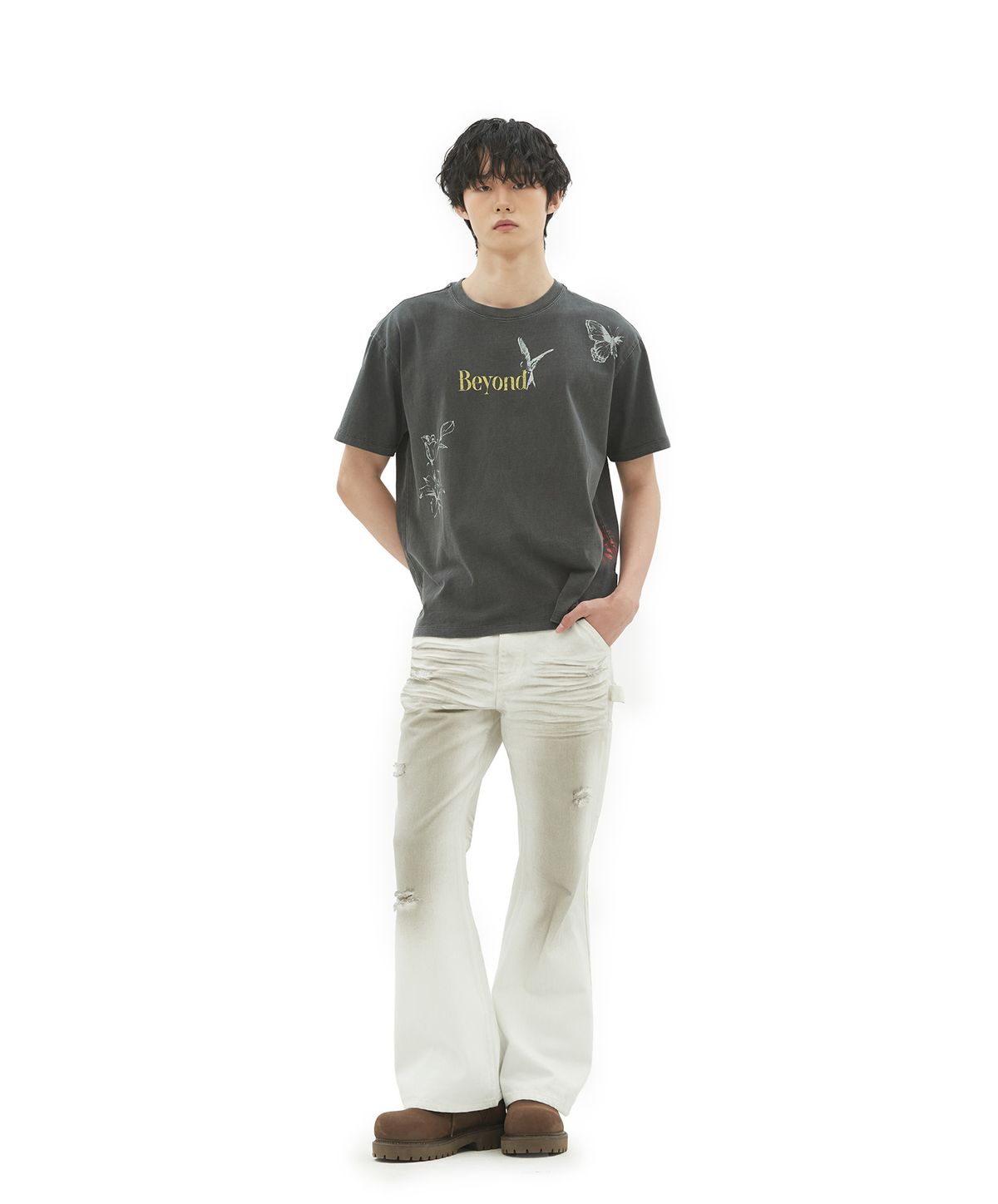 데프가먼츠(DEFGARMENTS) NATURE SYMBOL T-SHIRTS [2COLOR]