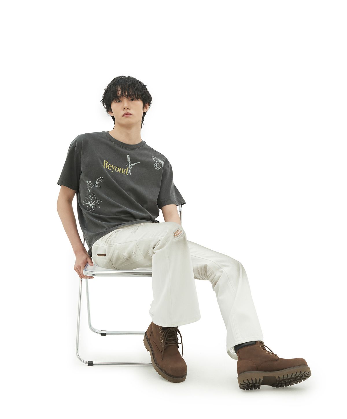 데프가먼츠(DEFGARMENTS) NATURE SYMBOL T-SHIRTS [2COLOR]