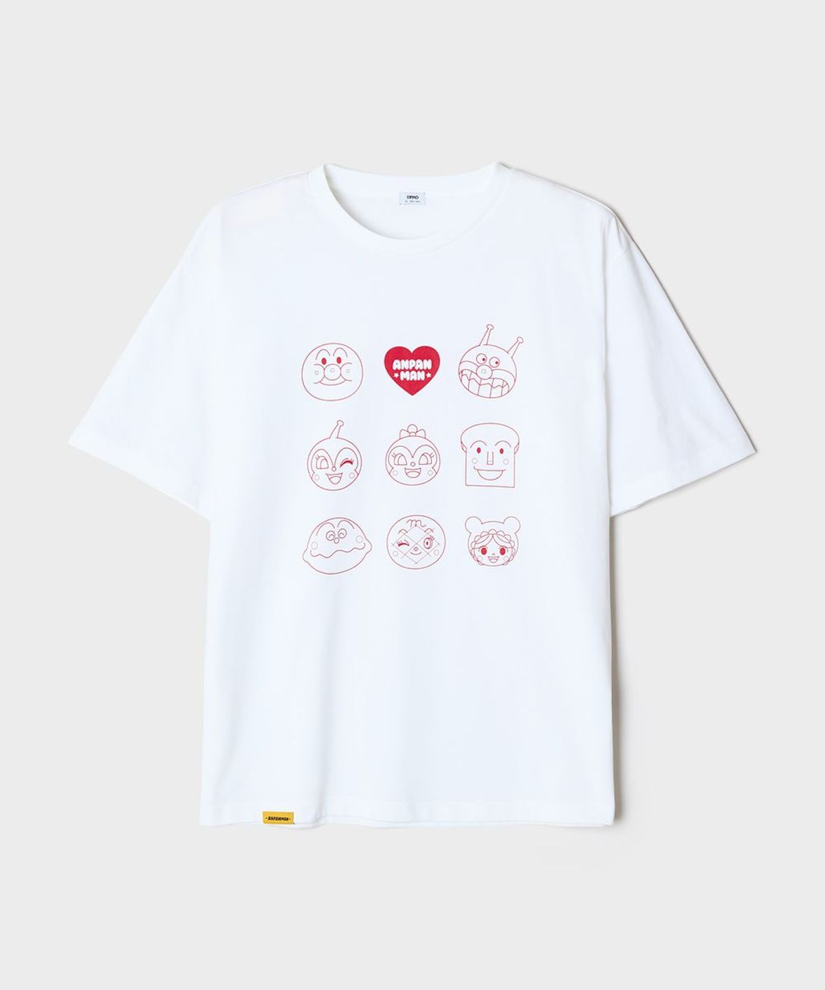 스파오(SPAO) [호빵맨] 반팔 티셔츠(White)_SPRLG37U14