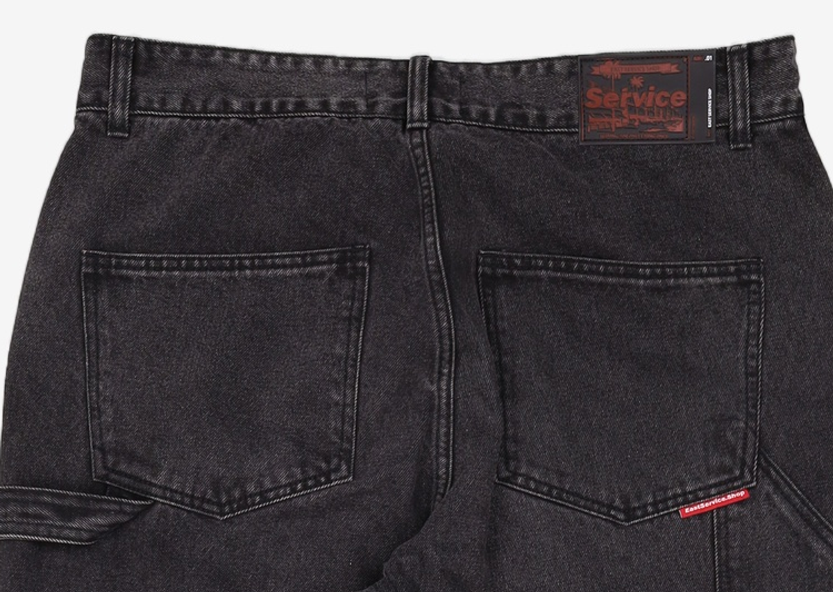 이스트서비스샵(eastserviceshop) Carpenter Service Denim Pants - Black 50