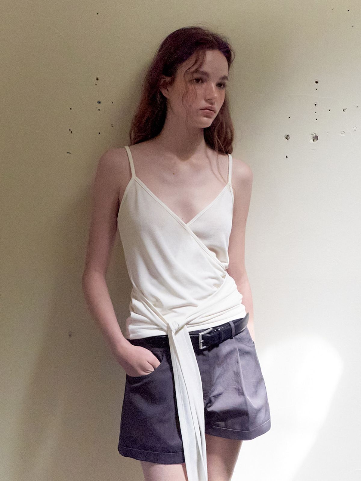 에트몽(ETMON) Turn Up Short Pants, Charcoal