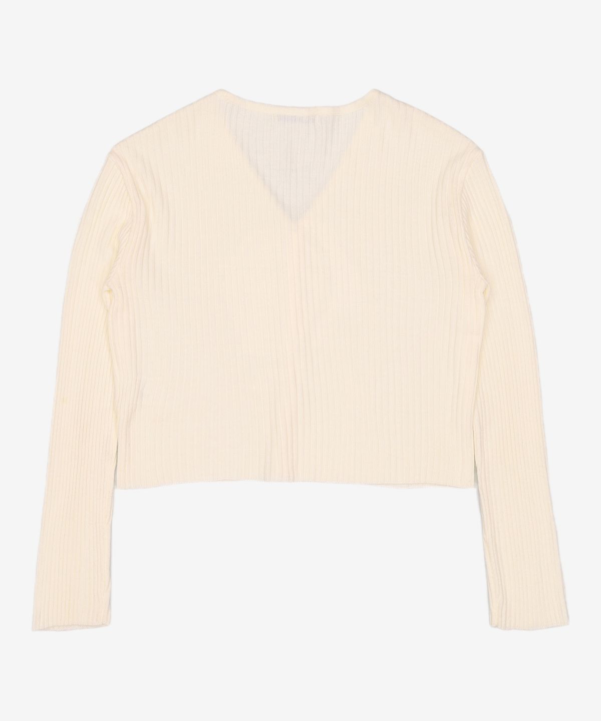 미쏘(MIXXO) 슬림 골지 크롭 가디건 MIWCKC310T M