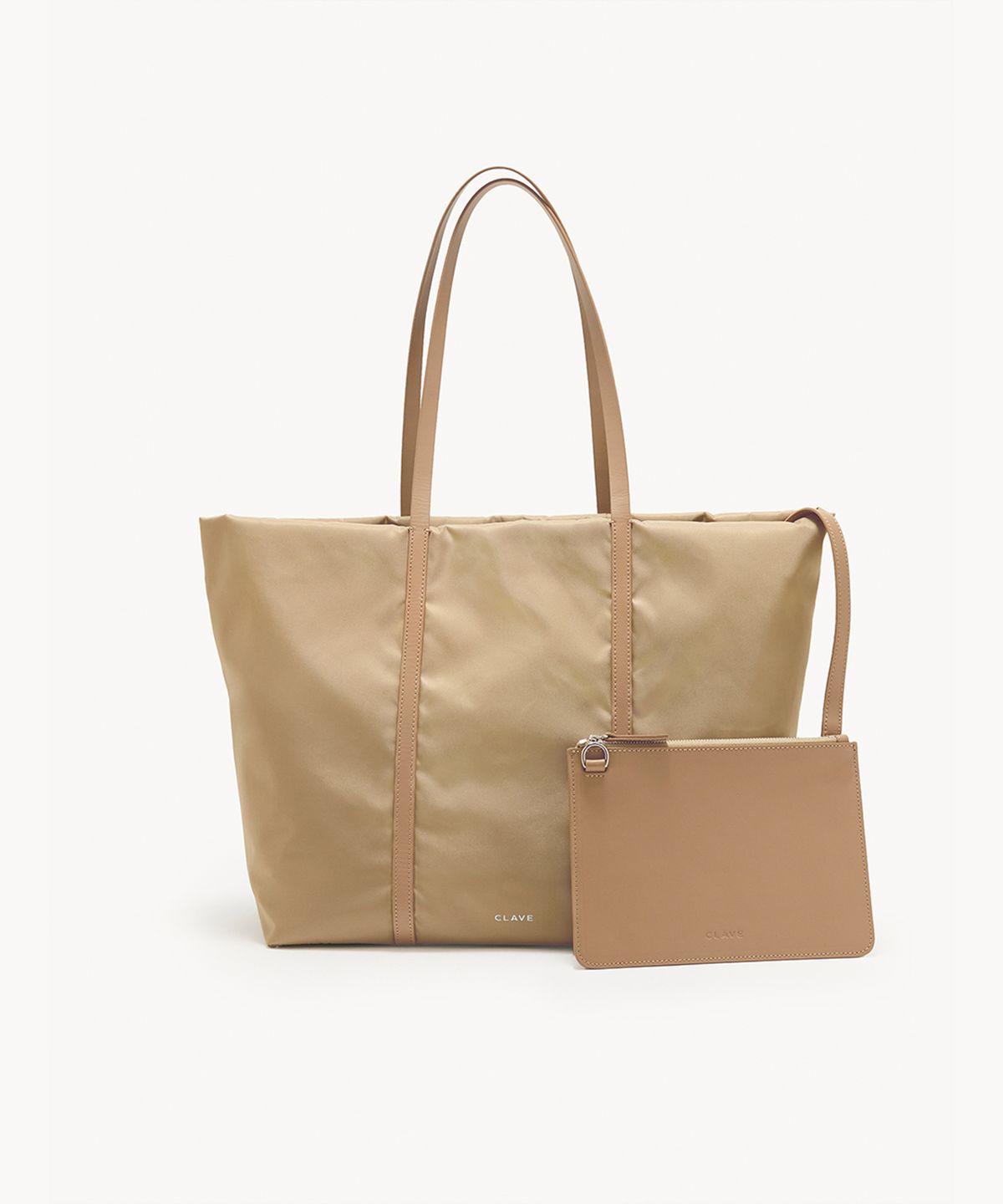 끌라베(CLAVE) 아멜리아 베이지 토트백 (AMELIA Beige Tote Bag)