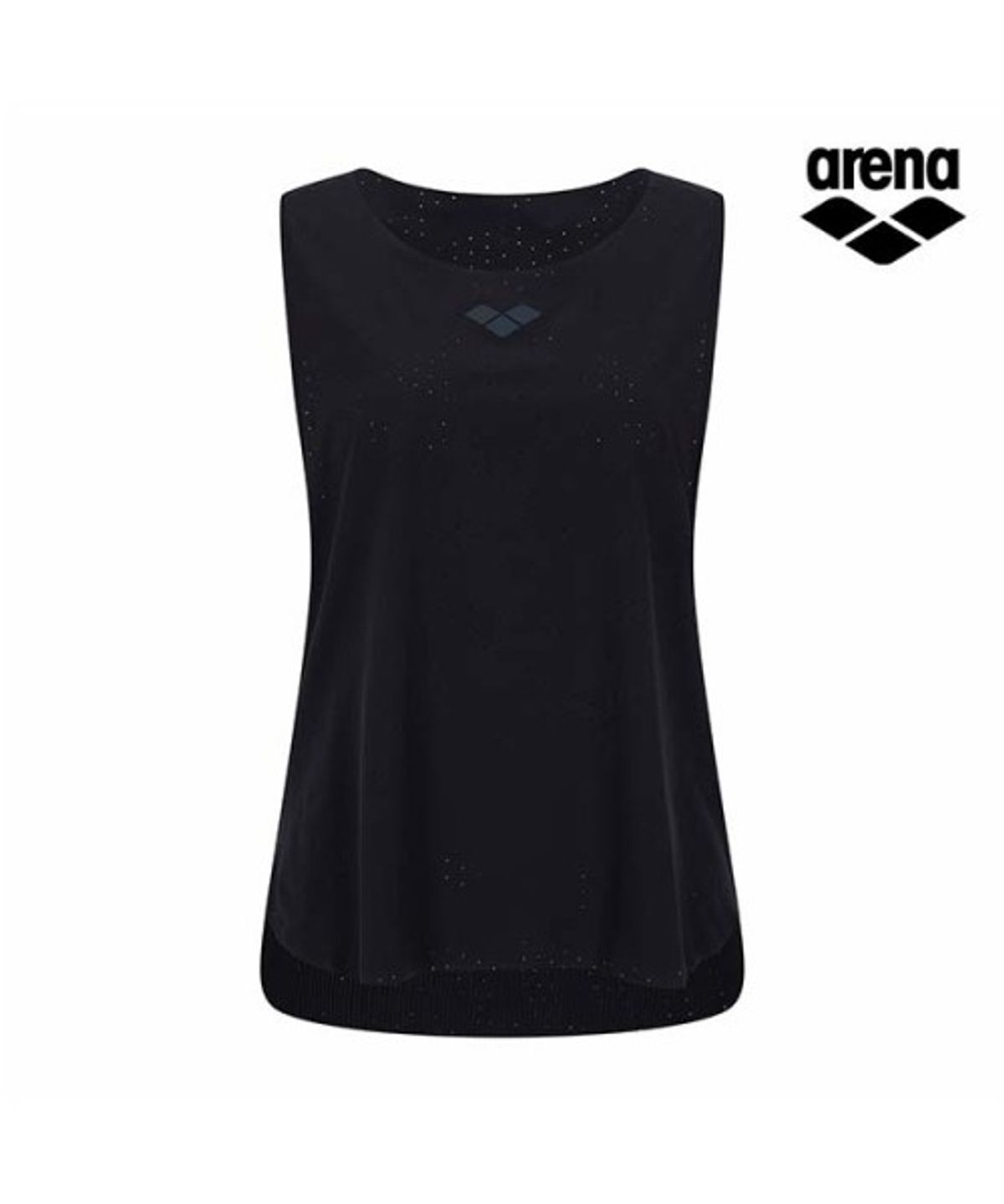아레나(ARENA) 컴포트 여성 플리츠 슬리브리스 A6ML1SL03BLK