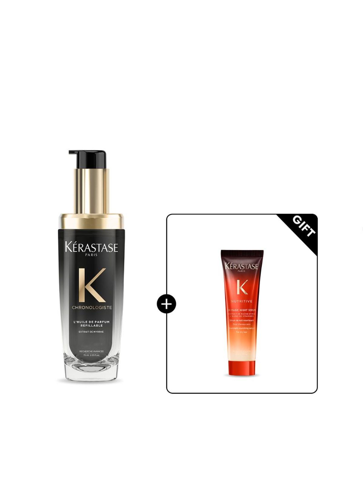 케라스타즈(KERASTASE) 크로놀로지스트 퍼퓸오일 75ml (+나이트 세럼 30ml)