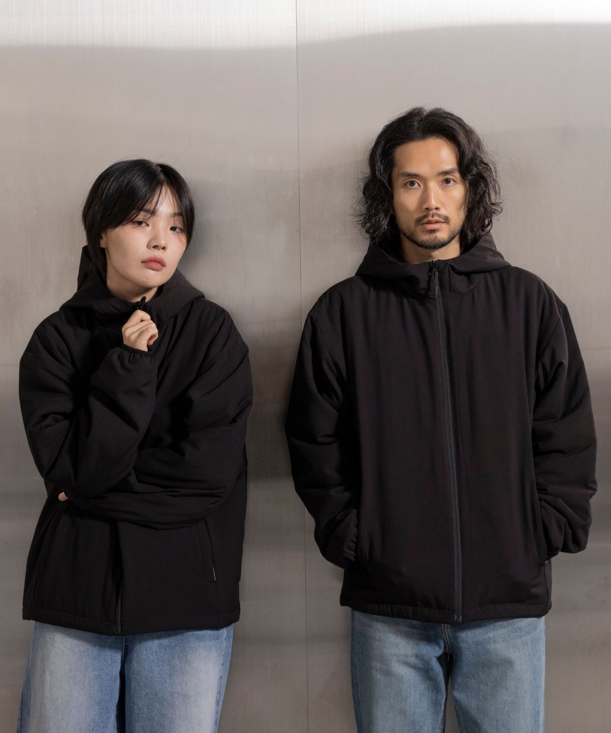 신즈(SHINZU) 데스크 자켓 [블랙]