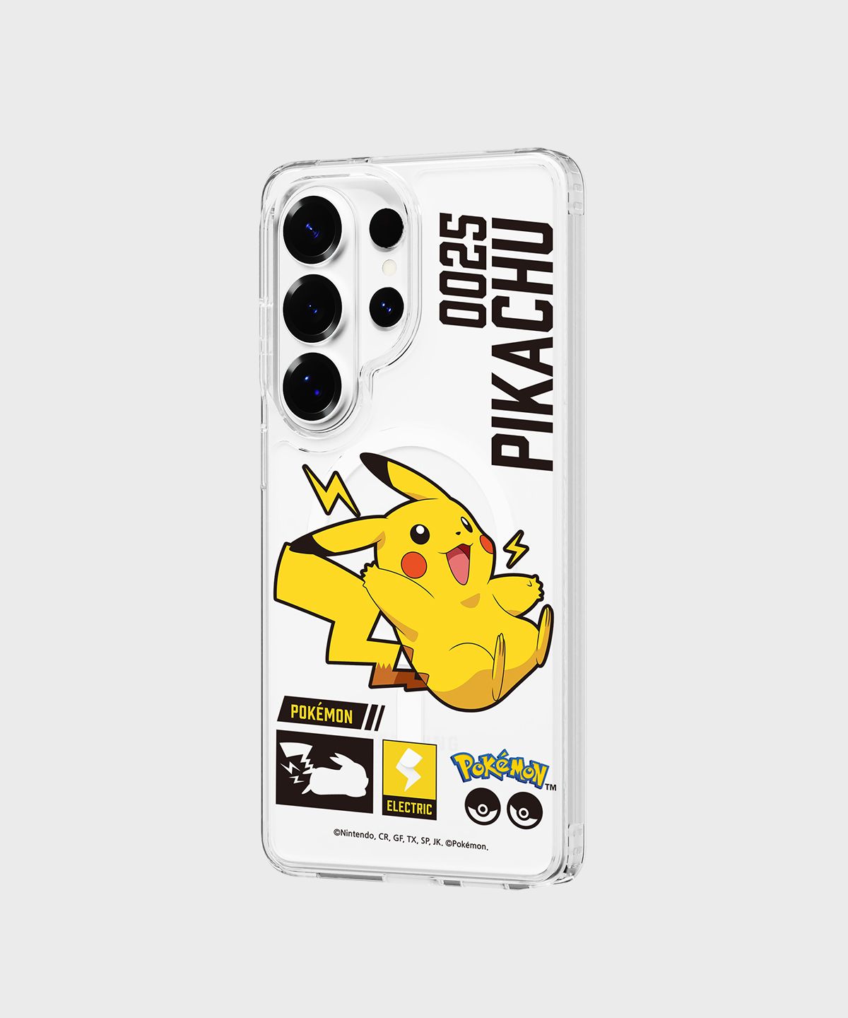 에스엘비에스(SLBS) 포켓몬 피카츄 인덱스 클리어 마그넷 케이스 for Galaxy S26 Series