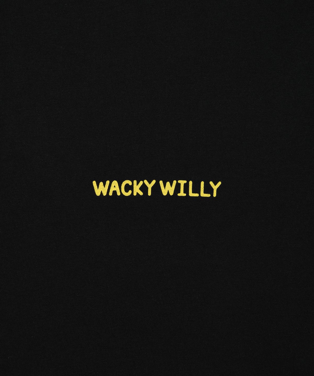 와키윌리(WACKY WILLY) 에이스 반팔 티셔츠 블랙