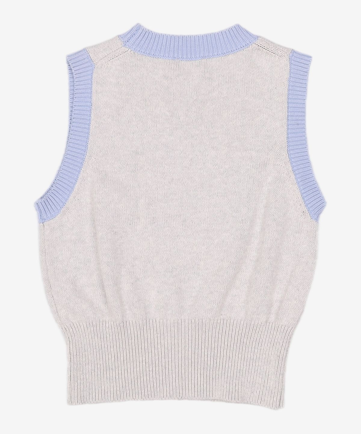 마리떼 프랑소와 저버(MARITHÉ + FRANҪOIS GIRBAUD) W ROUND NECK KNIT VEST gray ONE