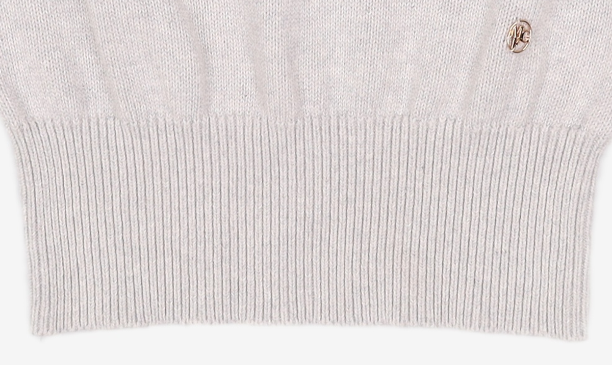 마리떼 프랑소와 저버(MARITHÉ + FRANҪOIS GIRBAUD) W ROUND NECK KNIT VEST gray ONE