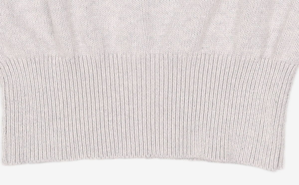 마리떼 프랑소와 저버(MARITHÉ + FRANҪOIS GIRBAUD) W ROUND NECK KNIT VEST gray ONE