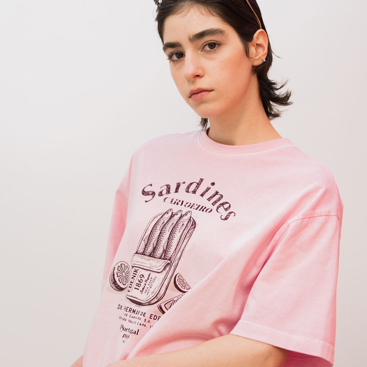 에데닉(EDENIK) 피쉬 캔 피그먼트 반팔 티셔츠