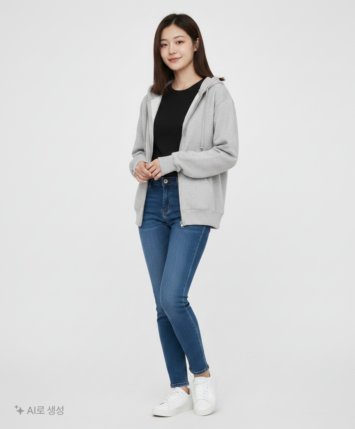 토피(TOFFEE) 후드 집업 L