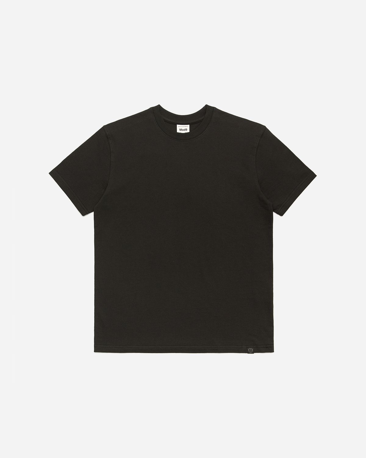 모드나인(MODNINE) Blank 028 - Regular T-Shirt Black