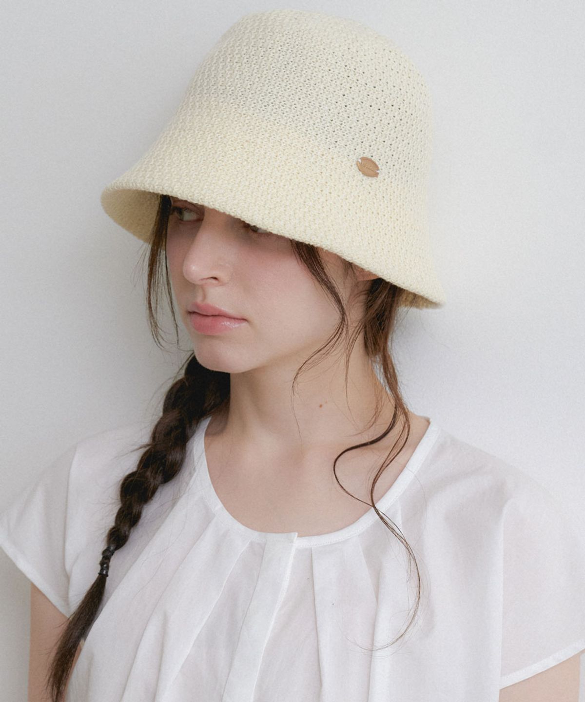 할렌(HALDEN) soft knit bucket hat (C078_ivory)