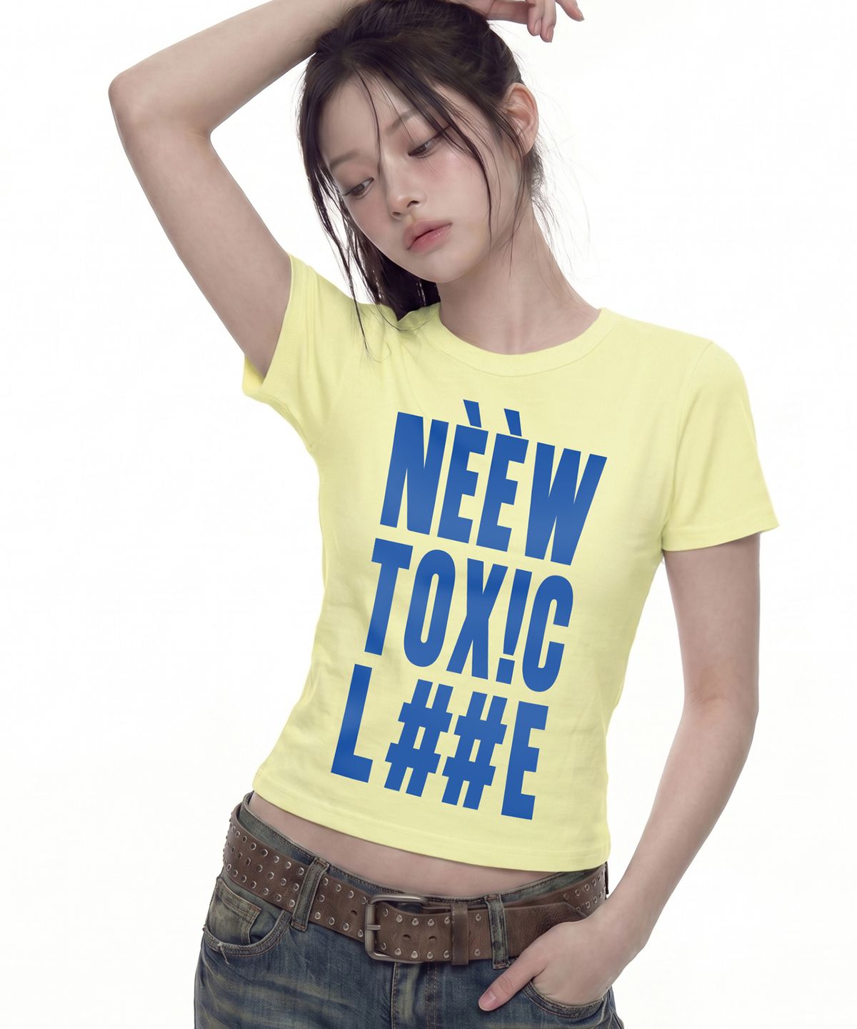 그레이버(GRAVER) [WOMAN]TOXIC 슬림반팔티_2color