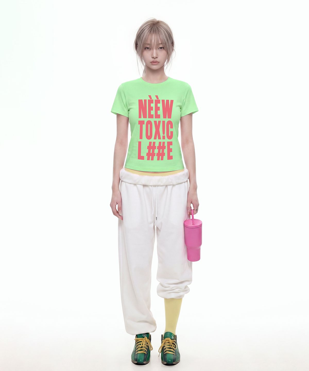 그레이버(GRAVER) [WOMAN]TOXIC 슬림반팔티_2color
