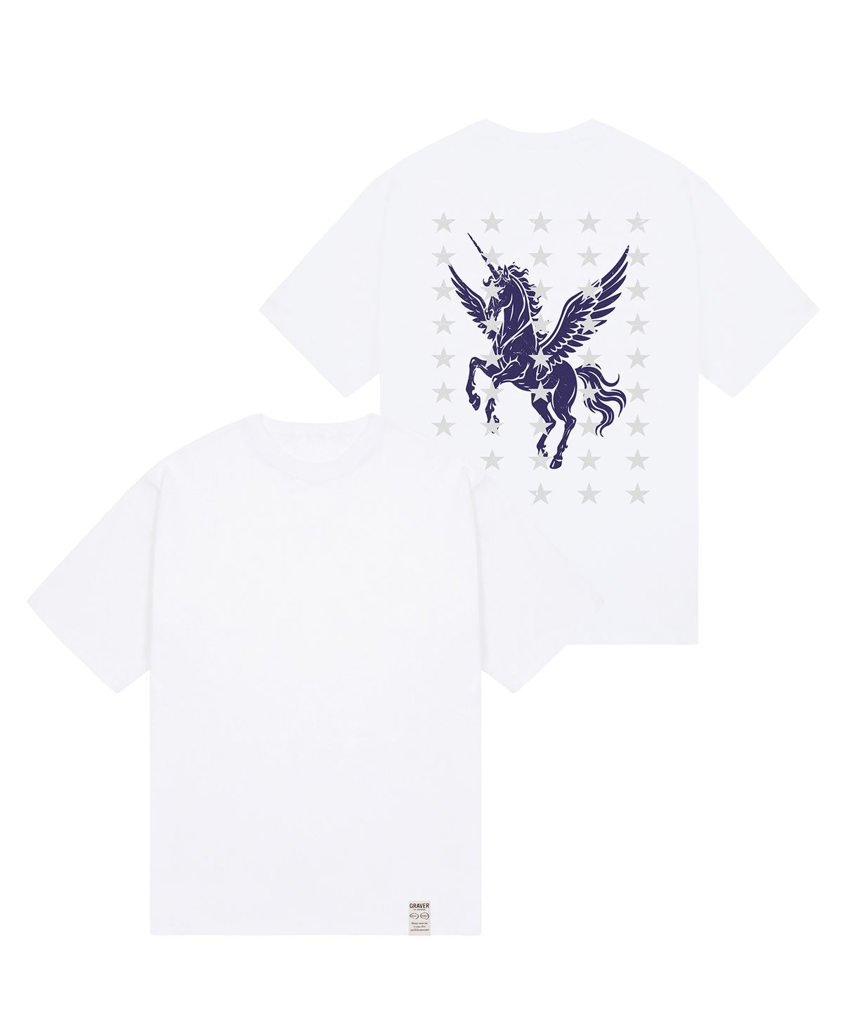 그레이버(GRAVER) [UNISEX]9RAE HORSE_반팔티_4color