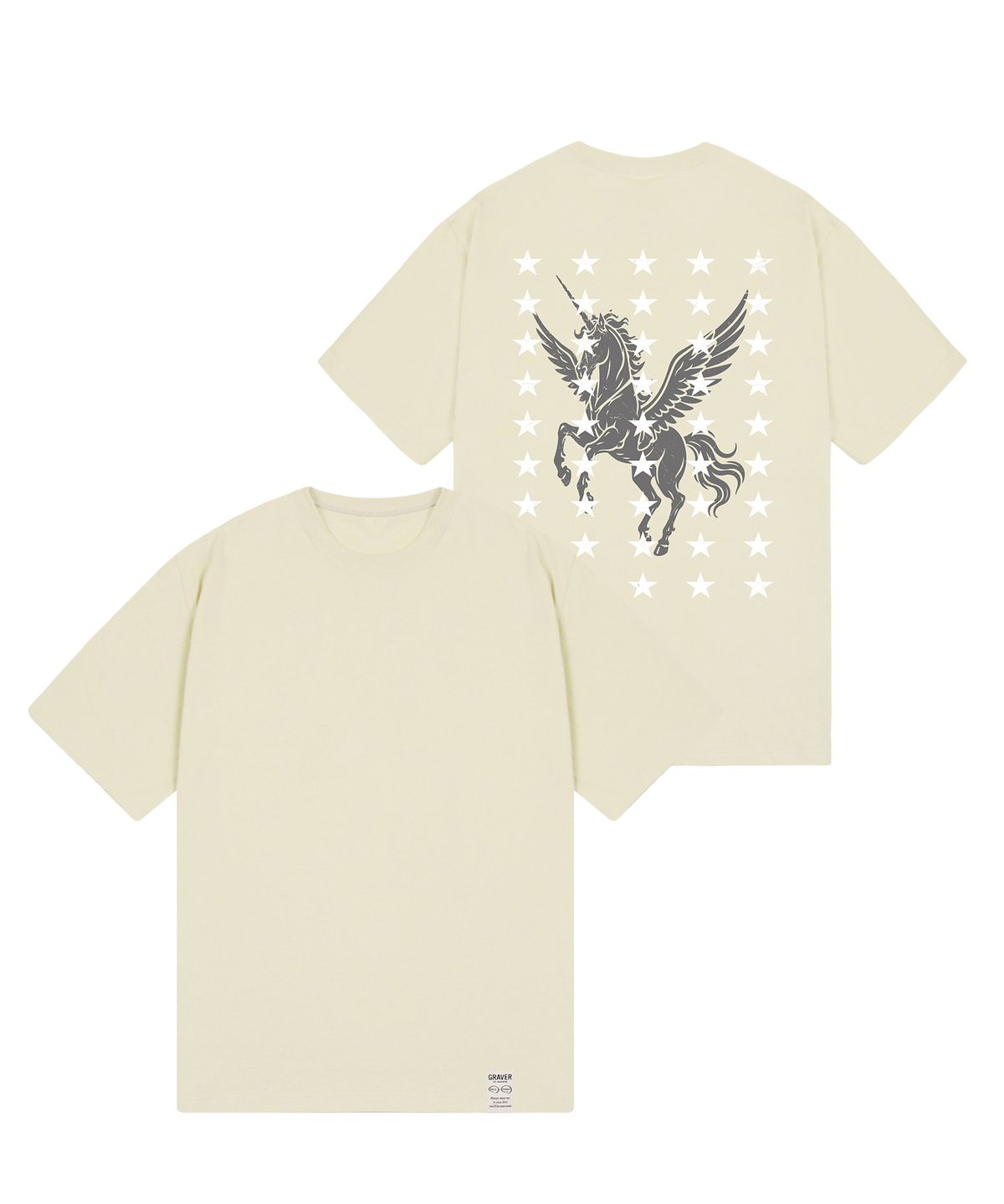 그레이버(GRAVER) [UNISEX]9RAE HORSE_반팔티_4color