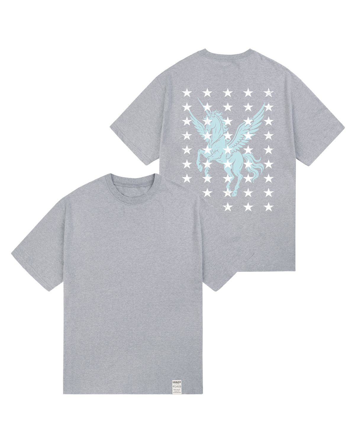 그레이버(GRAVER) [UNISEX]9RAE HORSE_반팔티_4color