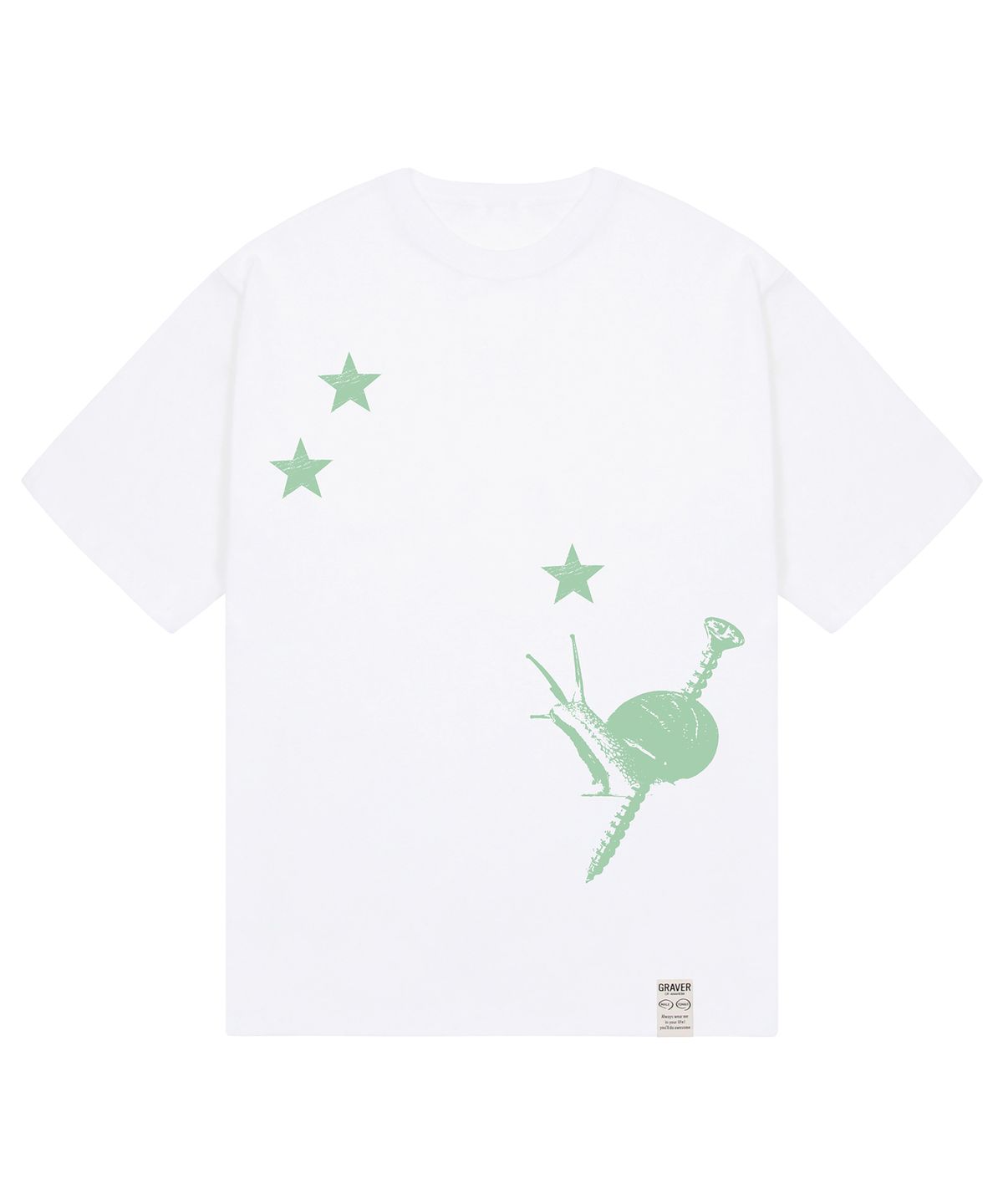 그레이버(GRAVER) [UNISEX]STAR SNAIL_반팔티_4color
