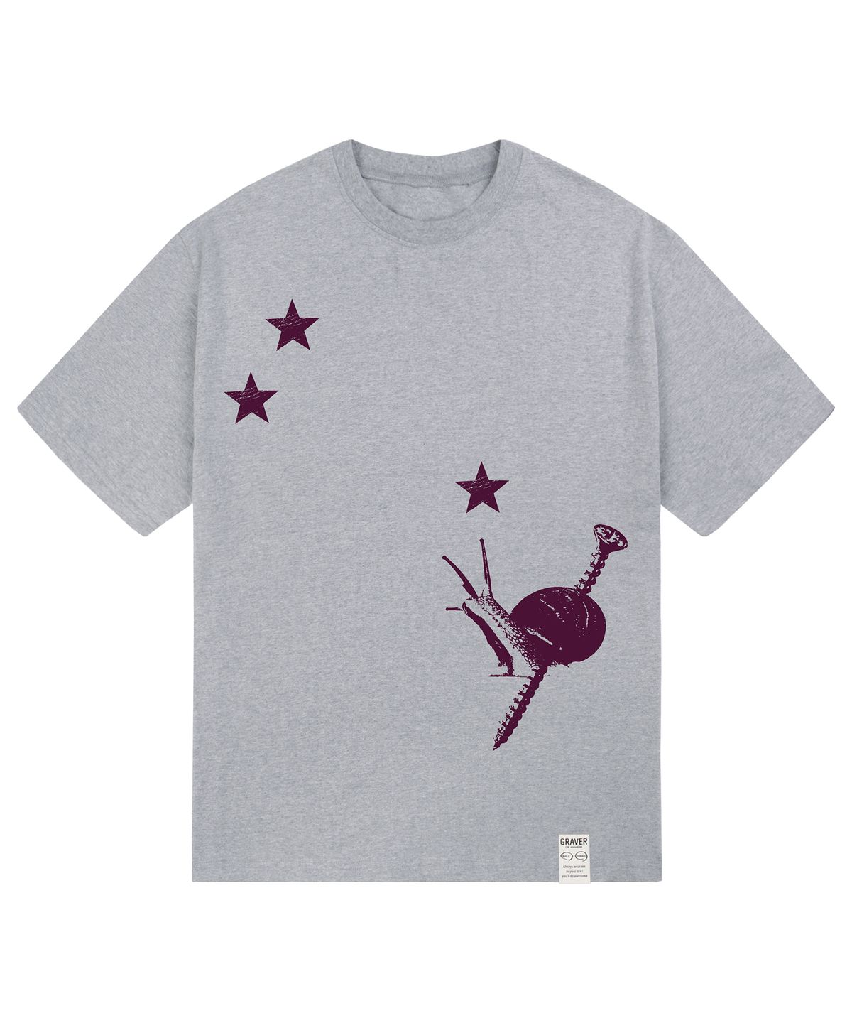 그레이버(GRAVER) [UNISEX]STAR SNAIL_반팔티_4color