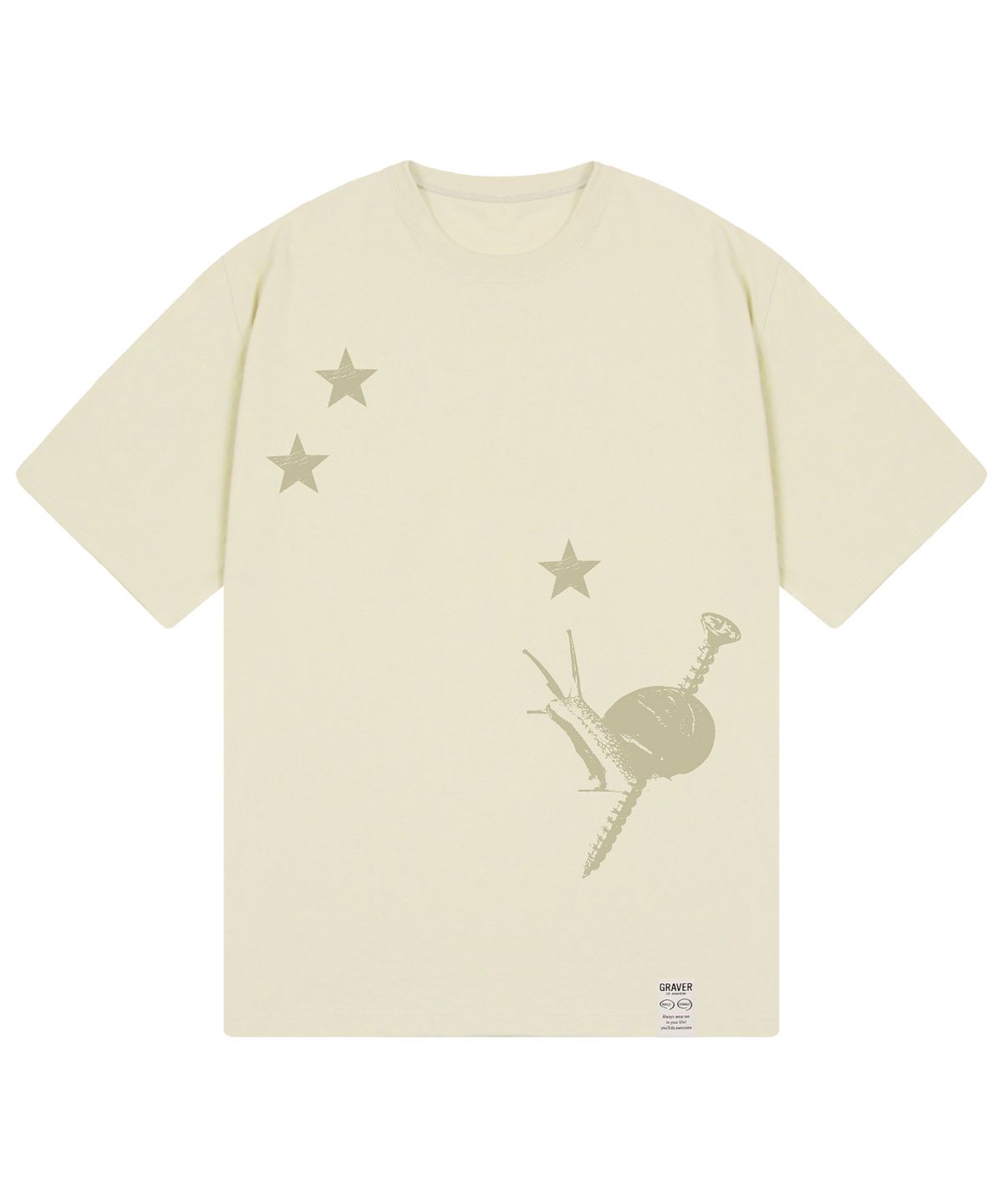 그레이버(GRAVER) [UNISEX]STAR SNAIL_반팔티_4color