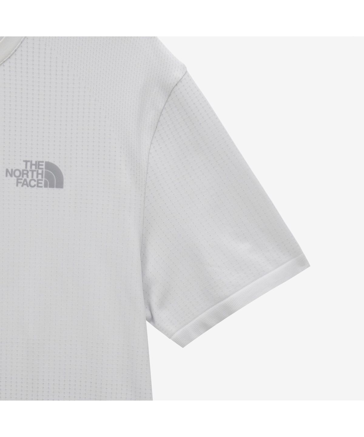 노스페이스(THE NORTH FACE) NT7US13B 남성 에어웨이브 반팔 티 LIGHT GRAY