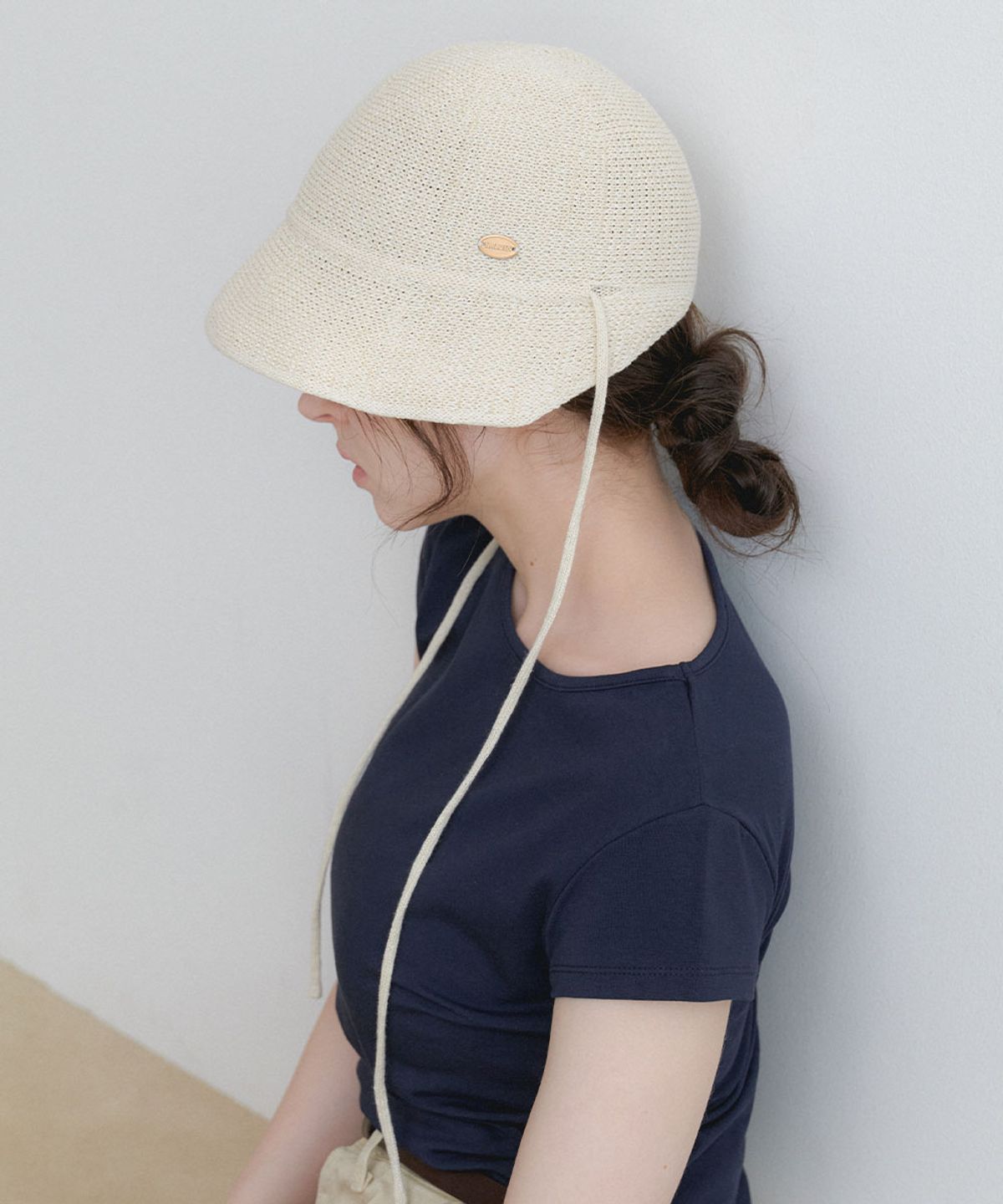 할렌(HALDEN) string light bucket hat (C080_ivory)