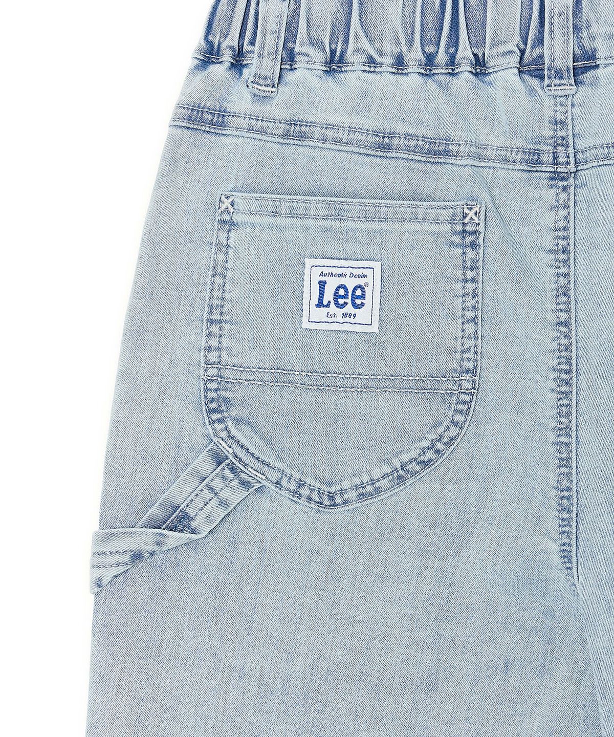 리 키즈(LEE KIDS) 스탠다드 핏 7부 데님팬츠 인디고미디움 LK2602IS04IM