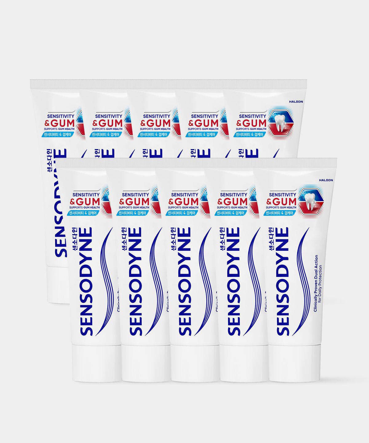 센소다인(SENSODYNE) 센소다인 센서티비티 앤 검케어 치약 100g x 10개