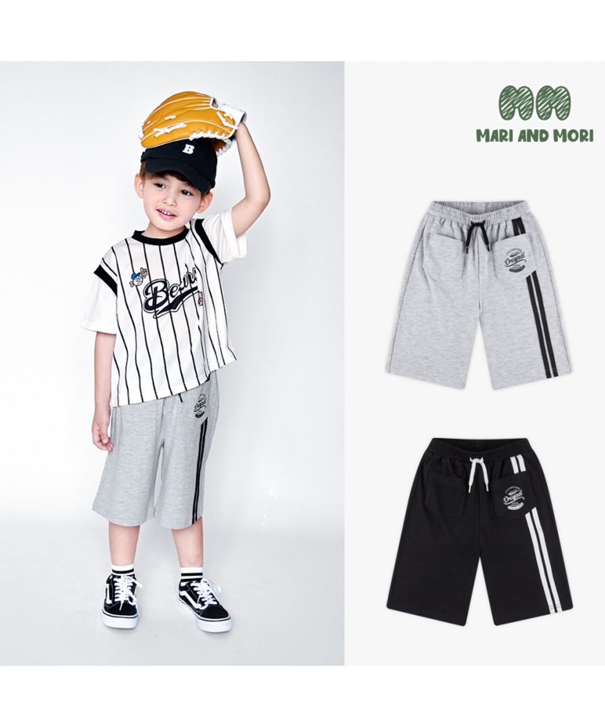 월튼키즈(WALTON KIDS) 라인트레이닝하프팬츠
