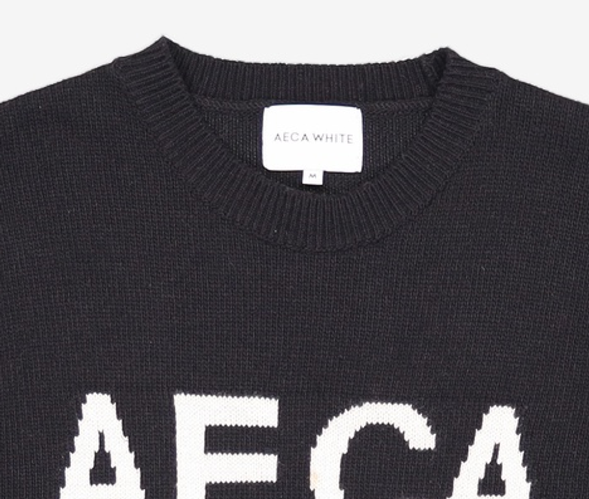 에이카화이트(AECA) AECA BIG LOGO WOOL KNIT [7color] M