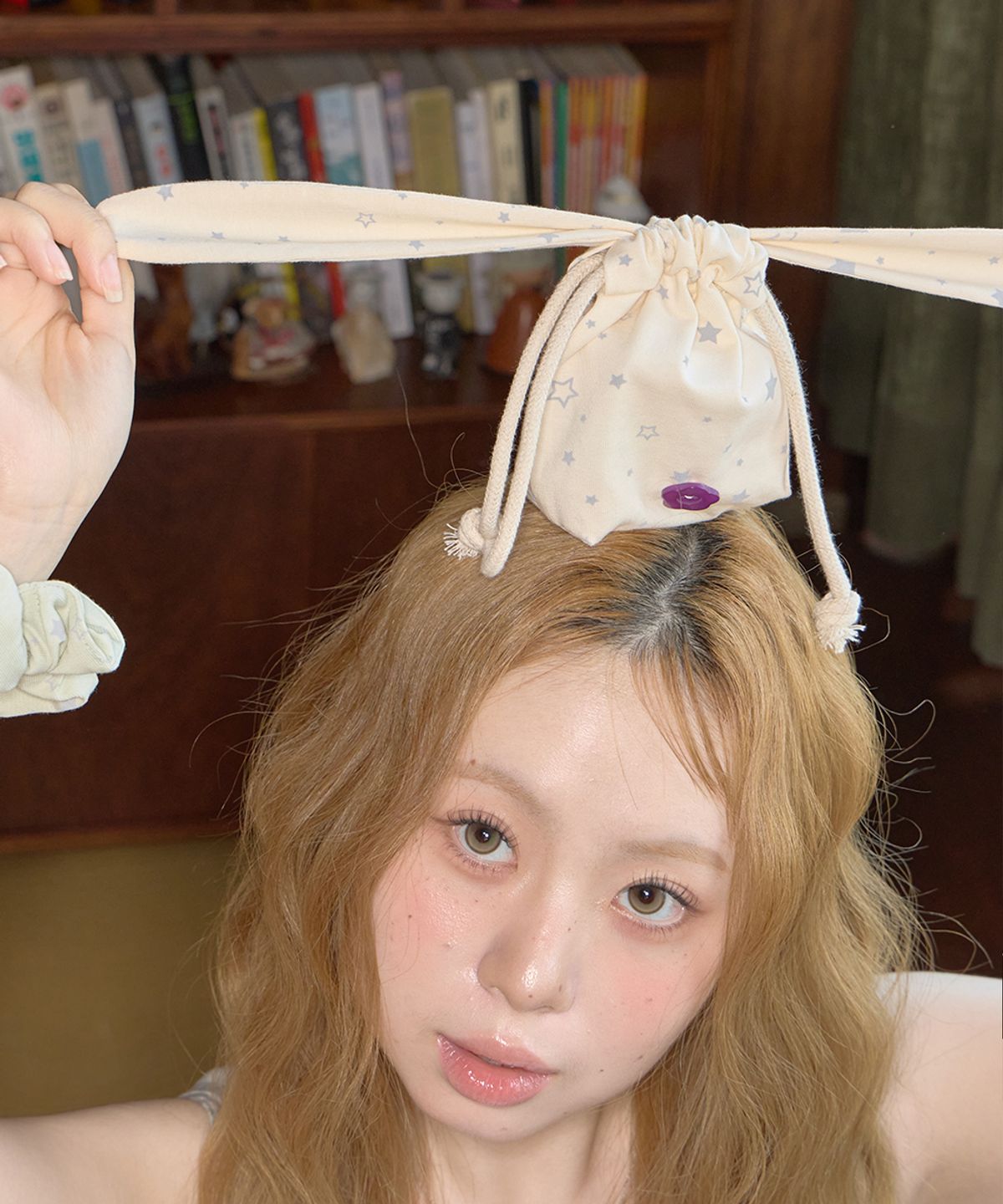 키이비(KIIBI) star bunny pouch yellow