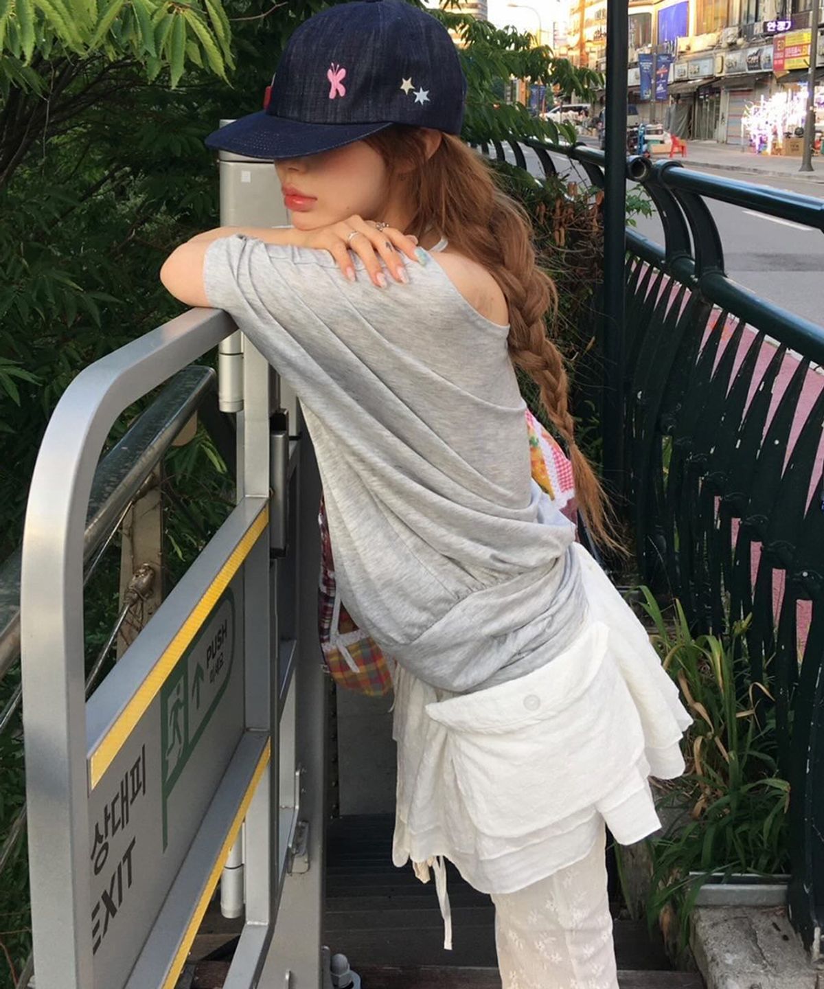 키이비(KIIBI) pure star belt bag white