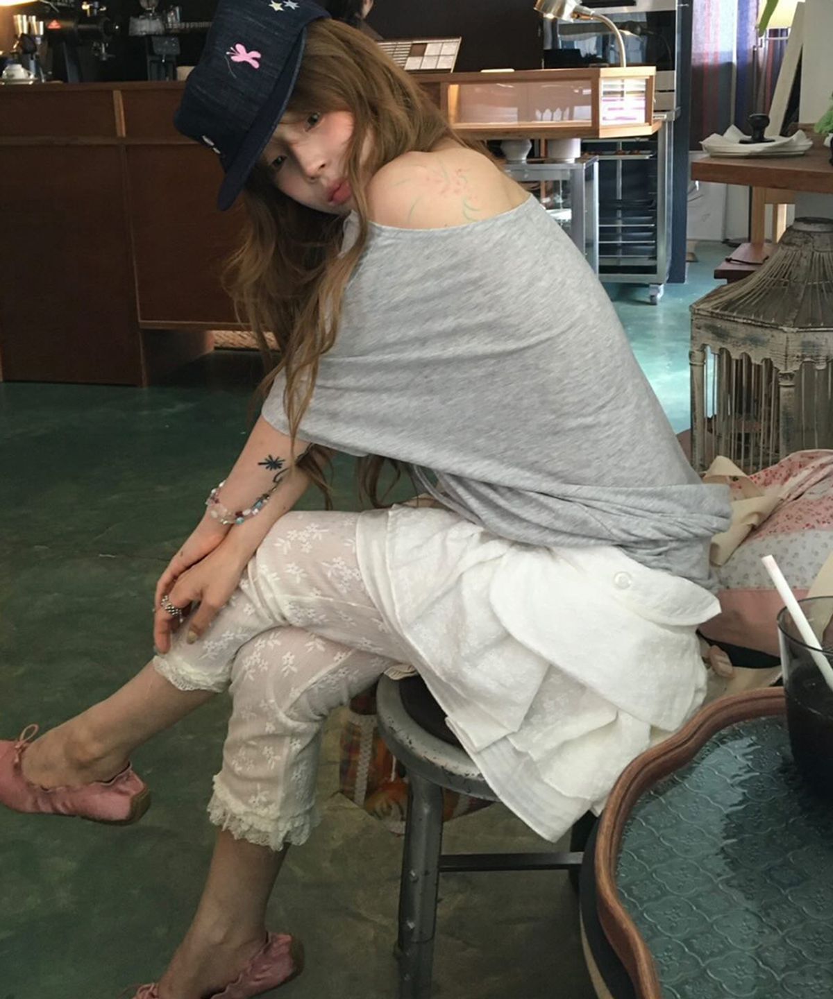 키이비(KIIBI) pure star belt bag white