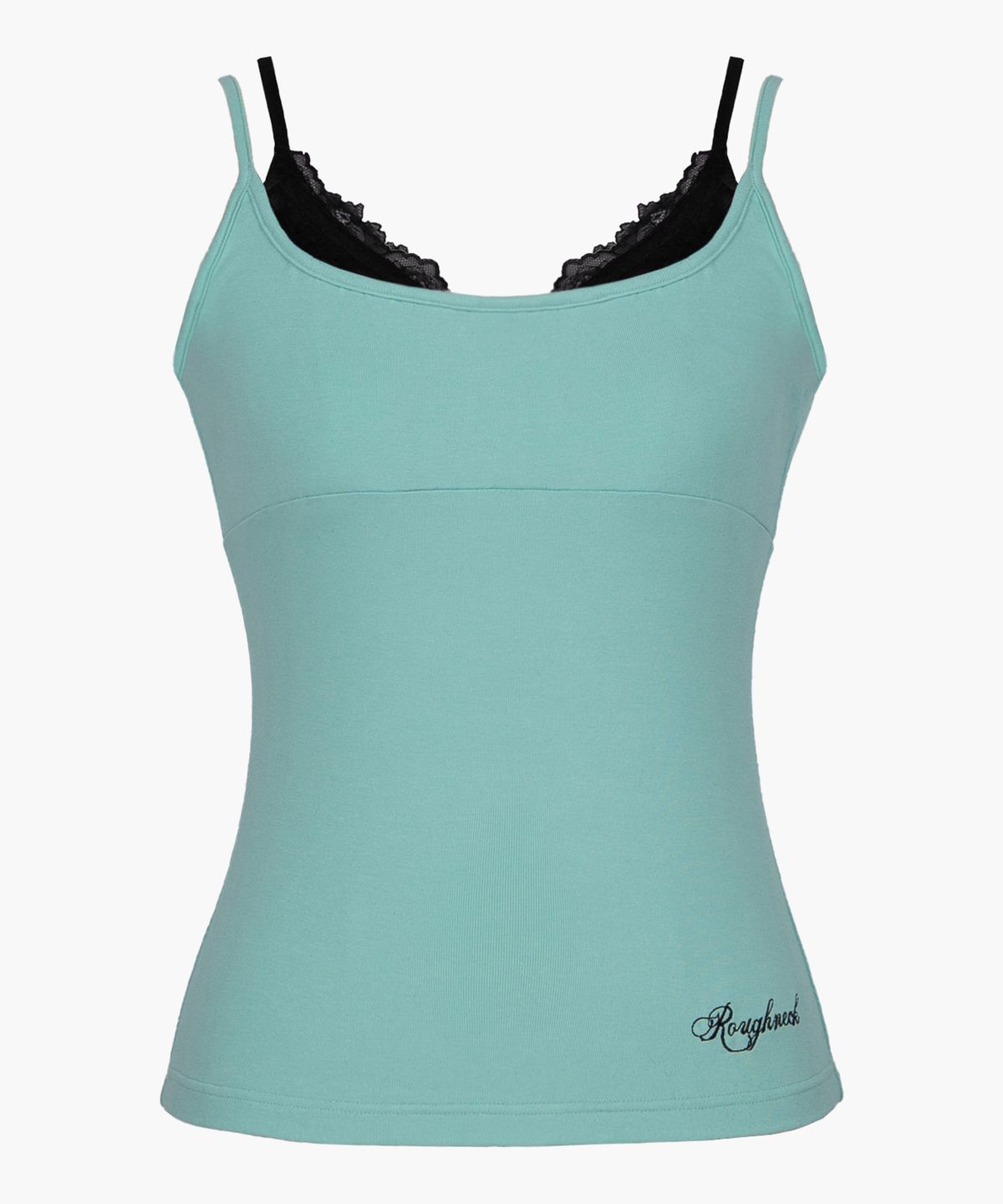 러프넥(ROUGHNECK) Lace Layered Sleeveless Mint