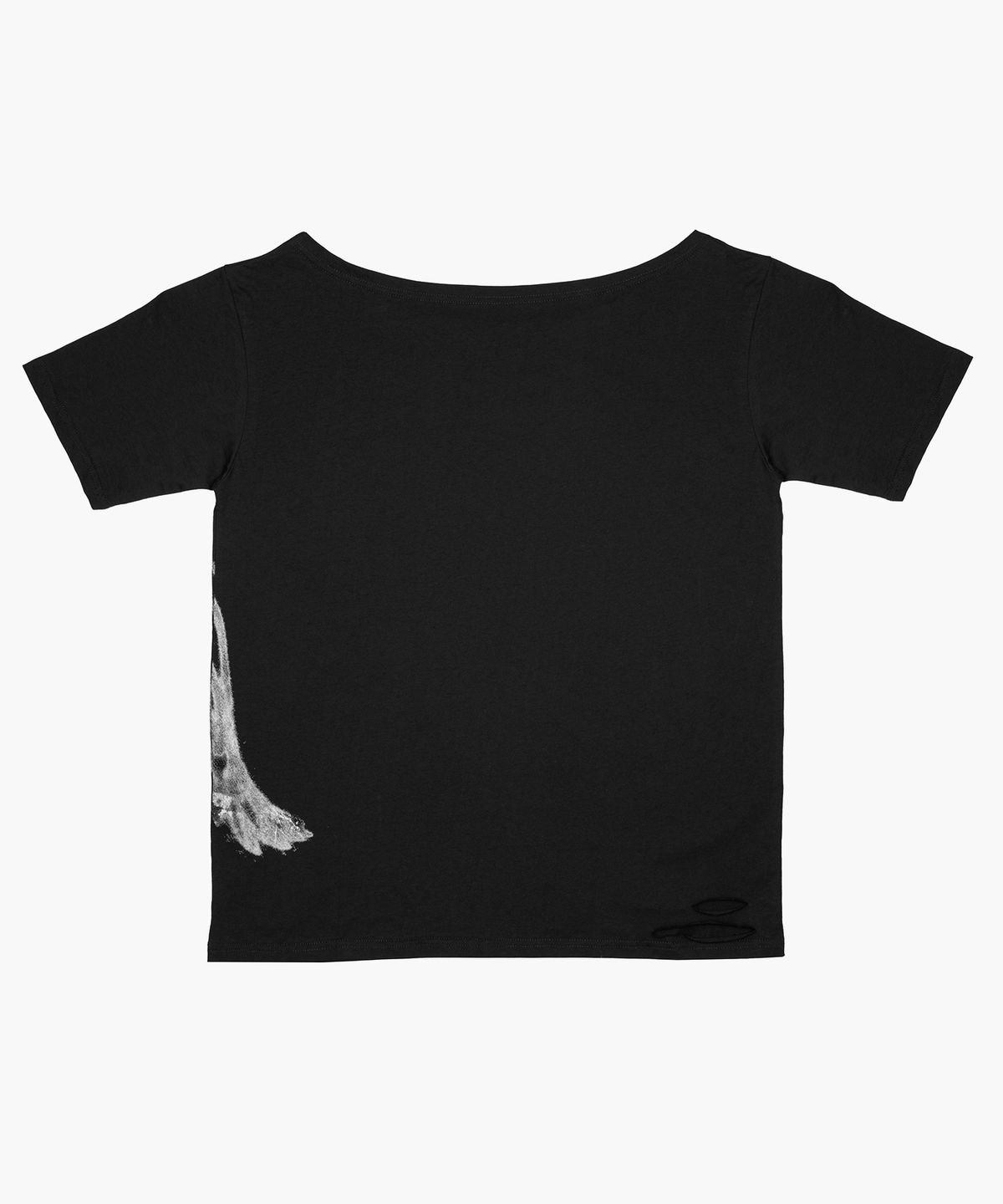 러프넥(ROUGHNECK) Fallen Angel T-Shirt Black
