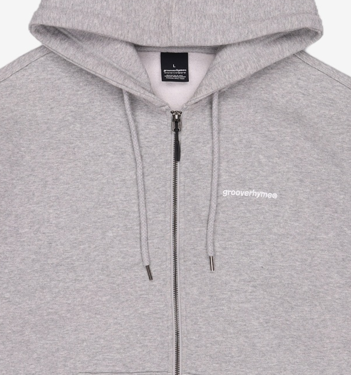그루브라임(GROOVE RHYME) 후드 집업 L