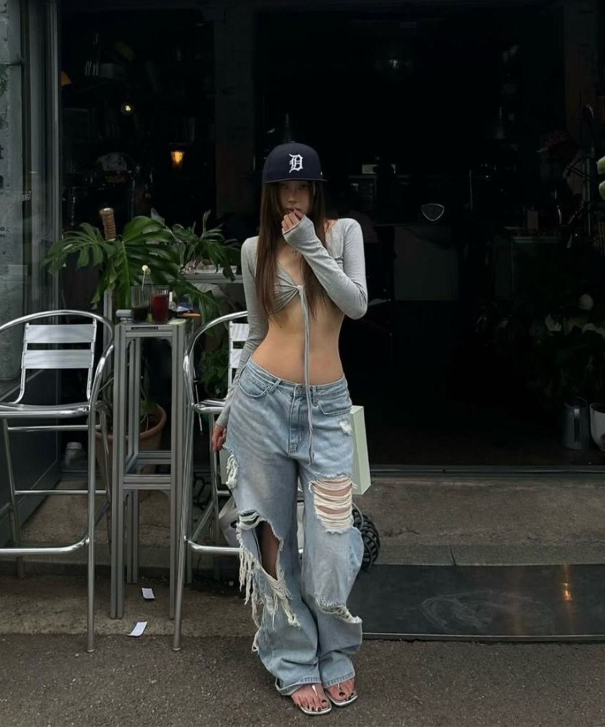 프로젝트 웨이브(PROJECT WAVE) VINTAGE WIDE PANTS-DENIM